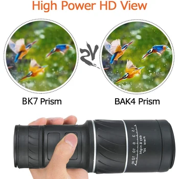 40X60 HD Zväčšenie Ďalekohľady Silný Nepremokavé Vonkajšie Lov Nanášanie Rozsah Ďalekohľad Zoom Optický Objektív Dlho Rozsah Pôsobnosti