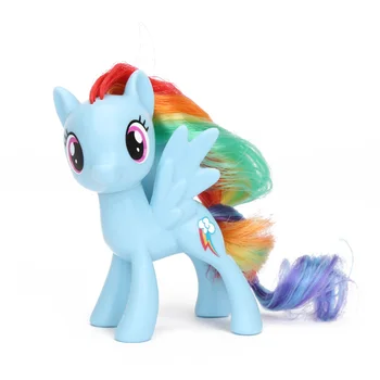 2ks/set Moje Hračky Little Pony Rainbow Dash Twilight Sparkle Pinkie Pie Fluttershy PVC Akcie Obrázok Zber Model Bábiky