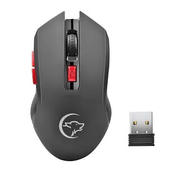 2.4 G Wireless Gaming Mouse 2400DPI 6 Tlačidiel Optických Myší w/ USB Prijímač Počítač Tabuľka Ergonomické Tiché Pre PC, Notebook