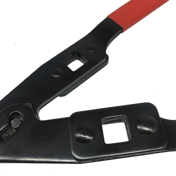 Red&Black CV Spoločné Nápravy Boot Zvieracie Kliešte Nástroj, Krimpovacie-Ear Typ (Rozšírenie) LX83 Rozšírenie Pre Všetky Ucho Typ Svorky Ručné Náradie