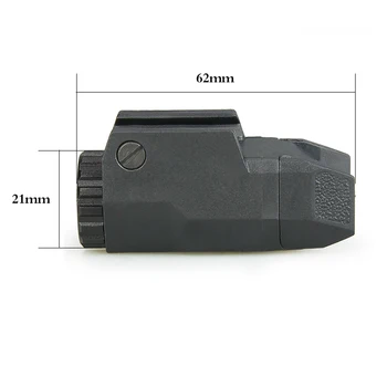 Kompaktný APL Taktické Pištole Glock Svetlo Konštantná/Momentálny/Strobo Lampa LED Biele Svetlo Pre Glock Koľajnice