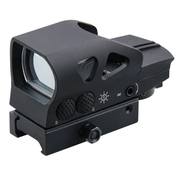Vektor Optika Ratchet GEN II 1x23x34 Multi Reticle Green Red Dot Sight s QD 20 mm Weaver Montáž Pre Drahé Streľba Poľovníckych