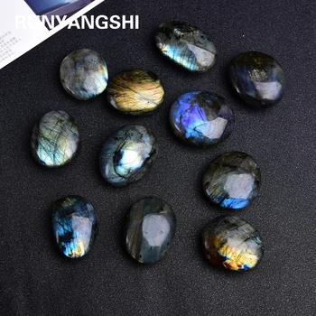 50-200 g Prírodné Farebné Labradorit Crystal Pôvodné Moonstone Prírodné Kamene Ornament Moonstone