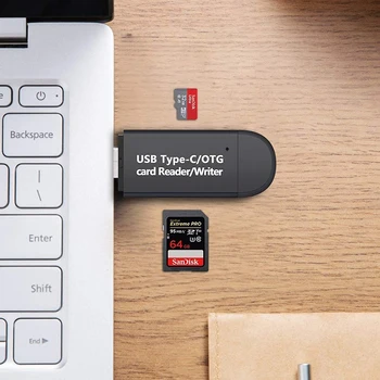 OSEVPORF OTG Micro SD Kariet, USB 2.0 Pre Notebook Príslušenstvo Adaptéra USB Flash Disk Smart Čítačka Pamäťových Kariet Typu C