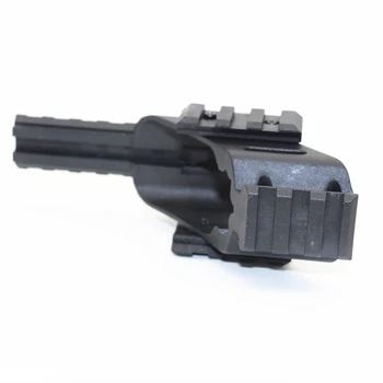 Taktické Univerzálny 20 mm Quad Rail Pištole Rozsah Pohľad Laser Polymér Mount Picatinny Rail pre Glock 17 1911 p22 CP99 príslušenstvo