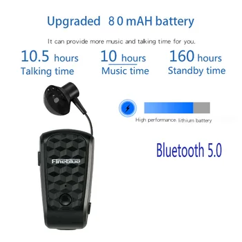 Fineblue FQ10 Pro bluetooth slúchadlá volať handsfree bluetooth headset zdvíhateľnej bluetooth 4.1 slúchadlá s mikrofónom
