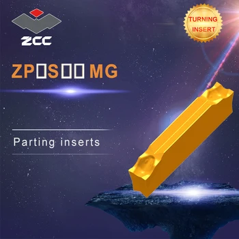 CNC sústružnícke nástroje vložky 10pcs/veľa ZP-S-MG ZPES ZPFS ZPGS potiahnuté spekané karbidy sústruženie vložky oceľ nehrdzavejúca oceľ upichovanie